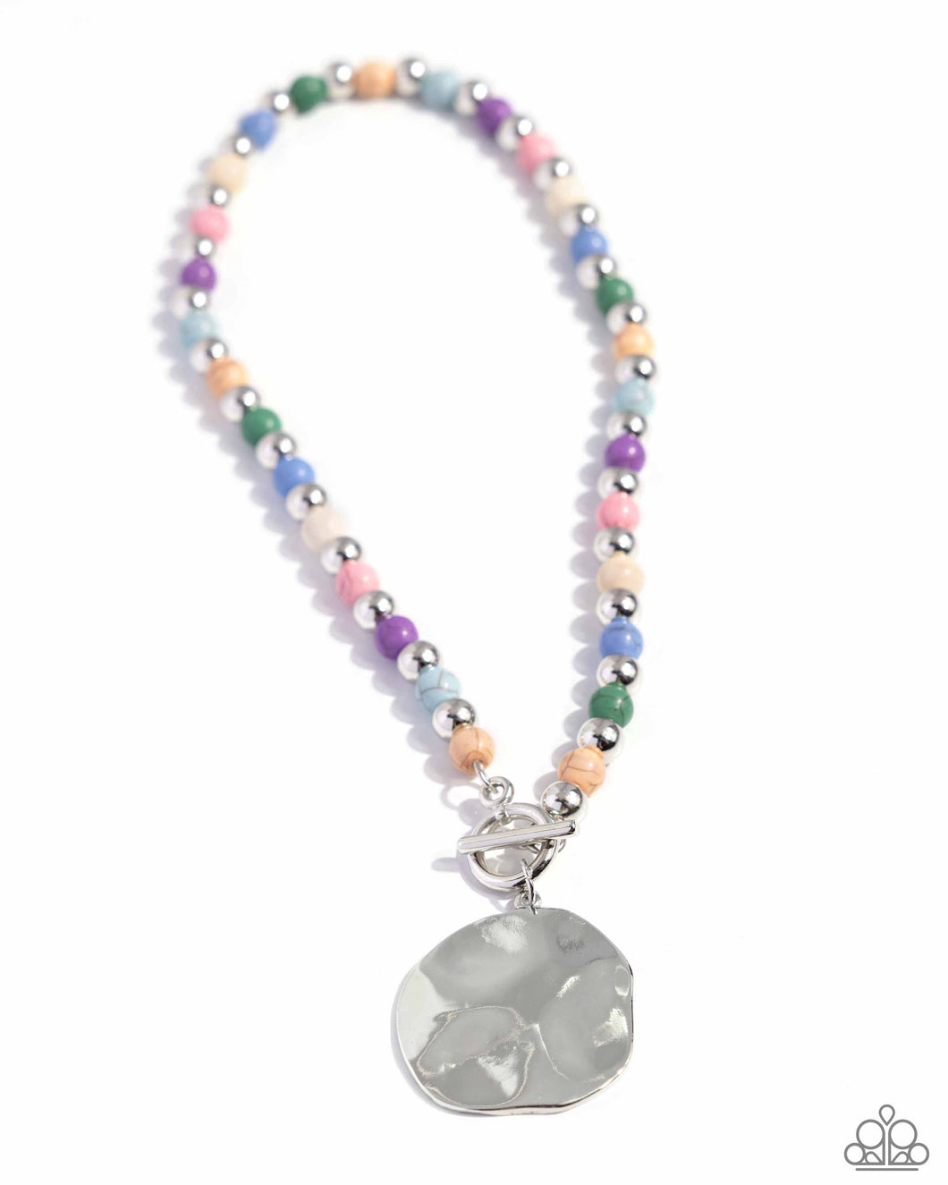 Paparazzi Textured Trinket - Multi  Necklace