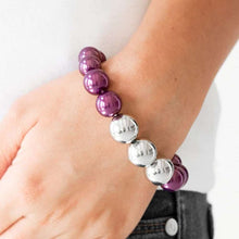 Load image into Gallery viewer, Paparazzi All Dressed UPTOWN - Purple Bracelet.
