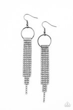 Load image into Gallery viewer, Paparazzi Tapered Twinkle - Black Earrings
