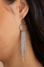 Load image into Gallery viewer, Paparazzi Tapered Twinkle - Black Earrings
