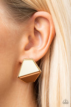 Load image into Gallery viewer, Paparazzi Generically Geometric - Brown Earrings

