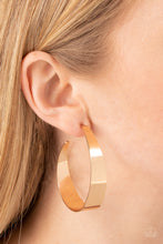 Load image into Gallery viewer, Paparazzi Flat Out Fashionable - Gold Earrings
