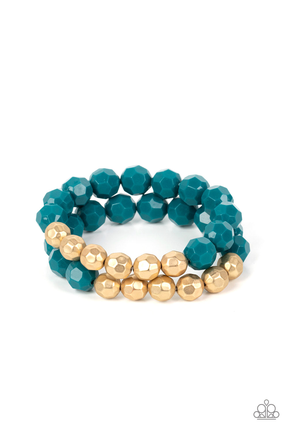 Paparazzi Grecian Glamour - Blue Bracelets