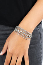 Load image into Gallery viewer, Paparazzi Interstellar Interlude - White Bracelet
