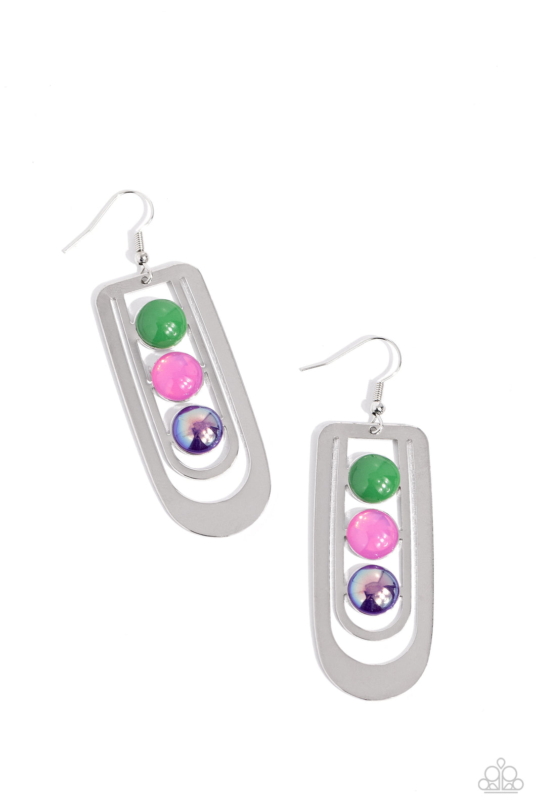 Paparazzi Layered Lure - Multi Earrings